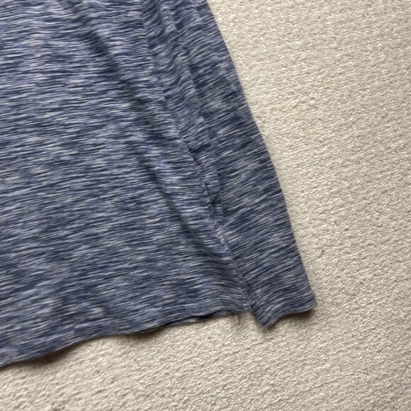 Columbia Quarter zip Pullover Heather blue Women's L Workout mid layer Outdoor - Picture 3 of 11